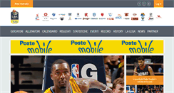 Desktop Screenshot of legabasket.it